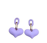 WQHPLMD 3D Love Drop Earrings Women and Girls Heart Earrings Lightweight Statement Earrings Women and Girls Birthday Christmas Jewelry