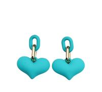 WQHPLMD 3D Love Drop Earrings Women and Girls Heart Earrings Lightweight Statement Earrings Women and Girls Birthday Christmas Jewelry