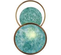 WQHPLMD 5W LED Mall Light Géométrique Verre métallique Green tête de lit Lampe à la Maison Art Decoration Mur Mound Applique pour Le Salon Hôtel Hotel Cafe Bar Éclairage