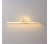 WQHPLMD 9W LED Bathroom Mirror Light, Gold Metal Make-up Mirror Lamp, Easy Install - 40cm x 5cm