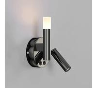 WQHPLMD Adjustable LED Wall Light with Acrylic Headboard, Reading and Living Room Lighting Fixture - for Bedroom Hotels