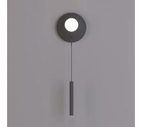 WQHPLMD Adjustable Wall Spot Lights - Bedroom Decorative Sconces with Metal Frame and LED White Light (6000K)