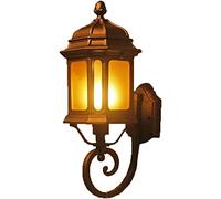 WQHPLMD American Retro Outdoor Wall Light - Corridor Porch Oil Rubbed Bronze Finish Sconce - Home & Garden Decor - Easy Installation