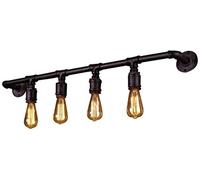 WQHPLMD American Rustic Wall Light for Living Room and Bedroom with Creative and Long-Lasting Iron Construction
