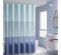 WQHPLMD Bath 78x96, Peva with Hooks Tricolor, 200x240cm Shower Curtain for Bathroom