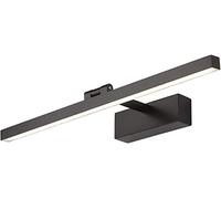WQHPLMD Black Finish Bathroom Mirror Lights - LED Sconce with Acrylic Shade and Stainless Steel Frame