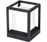 WQHPLMD Black LED Post Lights with Rustproof Aluminum Fixtures - Weather Resistant and