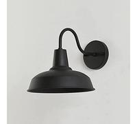 WQHPLMD Black Wall Lantern Gooseneck Barn Sconce Indoor Light Bedside Dining Room Living Room Entrance Lighting - 35cm x 25cm