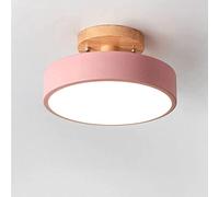 WQHPLMD Bright Green Pink Gray White Ceiling Lamp - Semi-Flush Mount Bathroom Living Room Light Dimmable LED Light Fixture