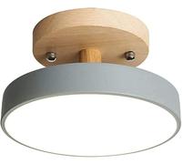 WQHPLMD Bright Green Pink Gray White Ceiling Lamp - Semi-Flush Mount Bathroom Living Room Light Dimmable LED Light Fixture