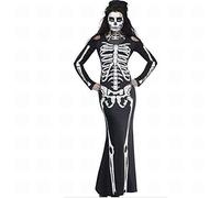 WQHPLMD Bright Red Medieval Adult Costume with Death Cloak Comfortable