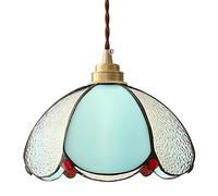 WQHPLMD Chandelier de Verre Style européen pour Cuisine, Salon, entrée Chambre à Coucher - Ajustable en Hauteur