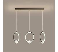 WQHPLMD Chandelier Luminaire Cluster en Argenterie à 3 Lumières LED pour Hall, Cloître, Salle de Bains Cuisine