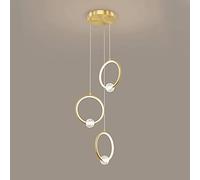 WQHPLMD Chandelier Luminaire Cluster en Argenterie à 3 Lumières LED pour Hall, Cloître, Salle de Bains Cuisine