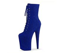 WQHPLMD Chaussures de fête de Plate-Forme pour Femmes Chaussures de Danse 20 cm Talons Aiguilles, 8 Pouces de Danse scène de fête avec des Talons, Bottines d'origine Chinoise