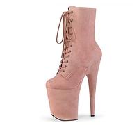 WQHPLMD Chaussures de fête de Plate-Forme pour Femmes Chaussures de Danse 20 cm Talons Aiguilles, 8 Pouces de Danse scène de fête avec des Talons, Bottines d'origine Chinoise
