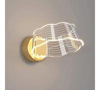 WQHPLMD Chic Minimalist LED Suspension Light with Acrylic Shade - for Living Room and Bedroom Use