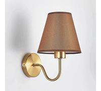 WQHPLMD Classic Bedside Gooseneck Sconce with Fabric Shade and Gold Headboard Light Fixture for Living Room Bedroom Hotel
