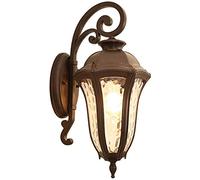 WQHPLMD Creative American Industrial Style Wall Light with Rustic Glass - Elegant Outdoor & Indoor Decoration
