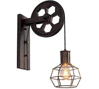 WQHPLMD Creative Bedside Lamp for Living Room, Bedroom, Dining Room and More - Elevate Your Space with Industrial Style
