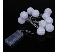 WQHPLMD Decorative LED String Fairy Lights Cotton Indoor Warm White Decoration for Halloween & Party