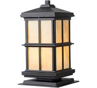WQHPLMD Dusk to Dawn Outdoor Lights with Rustproof Aluminum Pillar - Garden Lighting Solution