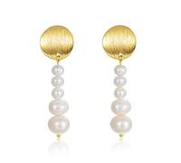 WQHPLMD Earring Vintage Wedding Dangle Pearl Earrings Drop Earrings for Women, Fashion Jewelry,Dainty Jewelry Present Pearl Earrings for Women Crystal Pearl Earring