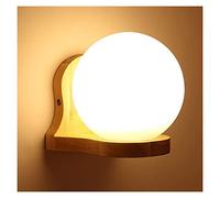 WQHPLMD Éclairage Mural Rustique Classique E27 LED Mur LED Leur CRÉATIVE CRÉATIVE MAUR DÉCORATIVE Lampe Mur avec Glass Shade 12w Care Murce Stronce