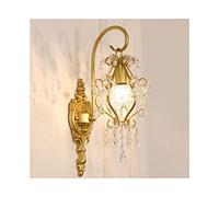 WQHPLMD Elegant French Crystal Wall Sconce for Living Room Decoration