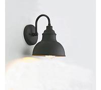 WQHPLMD Elegant Matte Black Wall Sconce for Bedroom, Living Room and Porch - E26/E27 Light