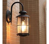 WQHPLMD Elegant Outdoor Lamp with Waterproof Glass Shade - Perfect Decorative Light for Bedrooms, Dining Rooms and More