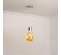 WQHPLMD Europe du Nord à la tête en Verre en Verre en Verre lampadaire Pendante Industrielle - Intage Lampe Suspendue plafonnier Lampe de la Lampe de la Lampe de Restauration.