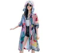 WQHPLMD Femmes d'été Camouflage des vêtements d'extérieur Nouveaux trenchs de Trench de crème Solaire Anti-Ultraviolet Femelle