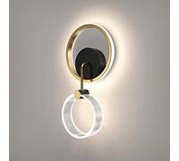 WQHPLMD Geometric LED Reading Lamp - 3000K Warm White for Bedrooms and Living Rooms