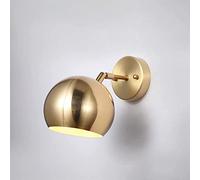 WQHPLMD Gold American Copper Lampe Shade Mur Murcéce Lighting Fashion Mirror Mirror Personalité de la personnalité de la personnalité pour Le Salon