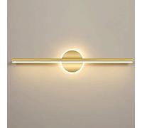 WQHPLMD Gold Bathroom LED Washroom Makeup Mirror Lights, 40cm x 13cm, 10W with Aluminum Mounting Screw