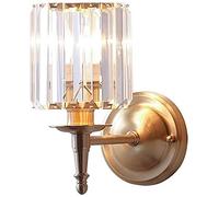 WQHPLMD Gold Crystal Wall Light for Living Room & Dining Room - E27/E26 Compatible