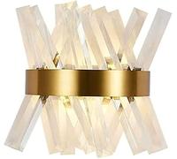 WQHPLMD Gold Iron Wall Sconce with G9 Light Source for Bedrooms, Living Rooms and More