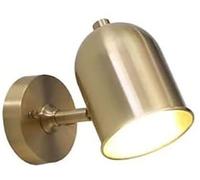 WQHPLMD Gold Wall Lamp for Bedroom, Living Room & Corridor - E27/E26 Base Fitting