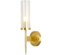 WQHPLMD Indoor Copper Wall Mount E27 Glass Lamp - Elegant Home Decor