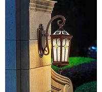 WQHPLMD IP65 Waterproof & Rust-Proof LED Outdoor Solar Wall Light for Elegant Decorations
