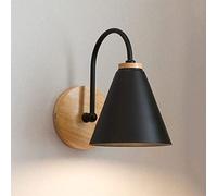 WQHPLMD Japanese Wall Lantern Metal Wood E27 Sconce Indoor Decoration Lighting Fixture