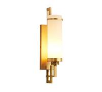 WQHPLMD Lamp à Bréche de Salle d'Indoor avec Fenêtre en Verre Cylindrique Style Asiatique pour Bureau, Étagère
