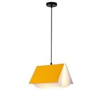 WQHPLMD Lamp Magnifique en Forme de Livre, Suspension Flasque Intérieure Économie D'énergie, Adapté pour Cuisine, Hall, Bureau
