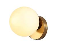 WQHPLMD Lampe à Enseigne Antique Raffinée LED Lumineuse Éclairante Murale Sconce avec Tente de Verre Blanc Chaud E14 Support Oeilade Liseuse Lumière Dînette Bureau