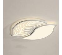 WQHPLMD Lampe à Plafond LED Ultra-Mince encastrée avec des Motifs de Feuilles Cousues, lampadaire pour Chambre, Balcon, Cuisine Autres espaces