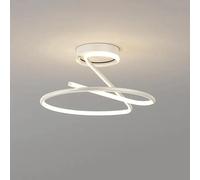 WQHPLMD LED Decoration Home Ceiling Light Dimmable Remote Control Round Ring Gold Lighting Fixture White Ceiling Chandelier Black Close to Ceiling Lamp for Living Room Bedroom Kitchen Corridor