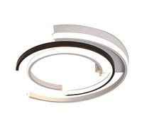 WQHPLMD LED Embedded Minimalist Bedroom Ceiling Lamp Fashion Nordic Book Room Ceiling Light Fixture Round Personality Creative Household Lamps Three-Color Light
