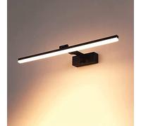 WQHPLMD Light Adjustable Bathroom Mirror with Rotatable Sconce for Makeup and Lighting, Silver Color - V0.927cm Length