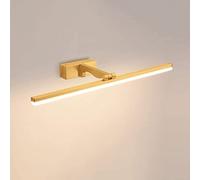 WQHPLMD Light Adjustable Bathroom Mirror with Rotatable Sconce for Makeup and Lighting, Silver Color - V0.927cm Length